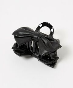 UNITED ARROWS / ユナイテッドアローズ カチューシャ・カチューム・その他 | レザーライク リボン ヘアクリップ