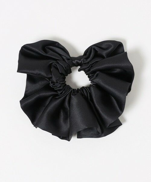 UNITED ARROWS / ユナイテッドアローズ ヘアゴム・シュシュ | イレギュラー サークル シュシュ（BLACK）