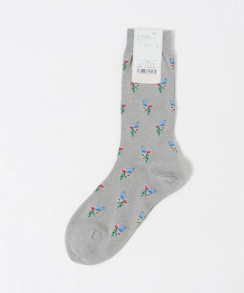UNITED ARROWS / ユナイテッドアローズ ソックス | ＜babaco＞フラワーラメ ソックス | 詳細1