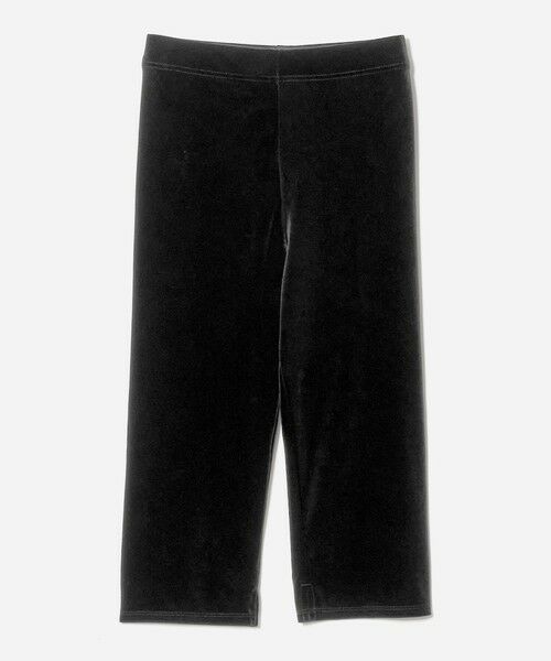 UNITED ARROWS / ユナイテッドアローズ ソックス | ベロア カプリパンツ(BLACK)