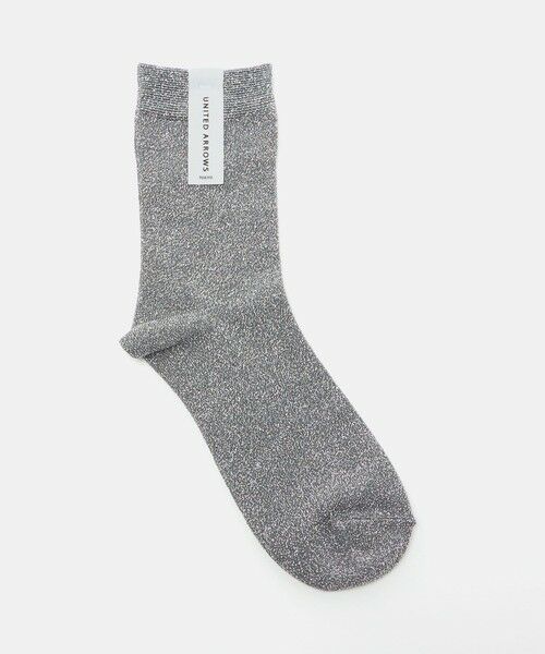 UNITED ARROWS / ユナイテッドアローズ ソックス | グリッター ソックス（SILVER）