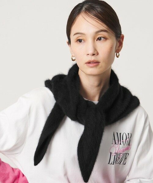UNITED ARROWS / ユナイテッドアローズ マフラー・ショール・スヌード・ストール | フォックスカシミヤ トライアングル ストール | 詳細11