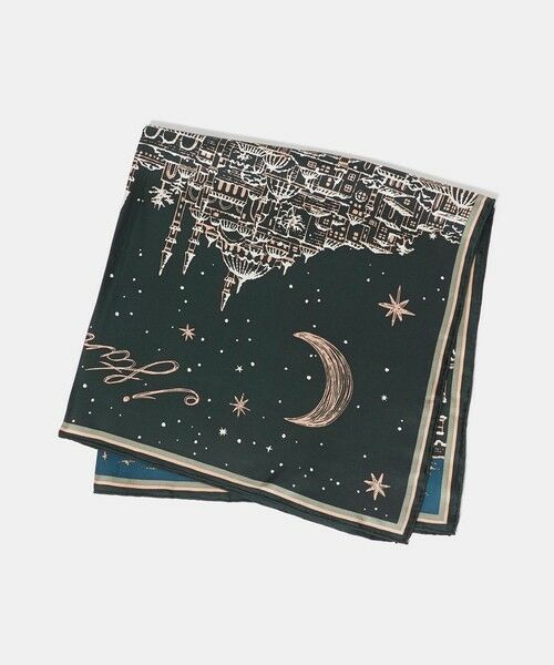 UNITED ARROWS / ユナイテッドアローズ バンダナ・スカーフ | ＜manipuri＞SILK 65×65 スカーフ 26FW（BLACK）
