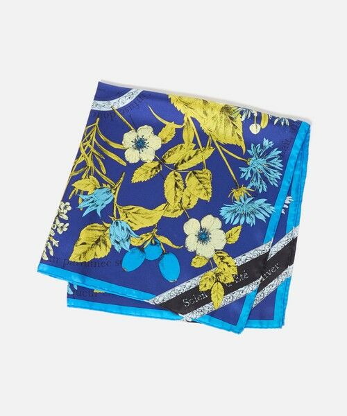 UNITED ARROWS / ユナイテッドアローズ バンダナ・スカーフ | ＜manipuri＞SILK 65×65 スカーフ 26FW（ROYAL）