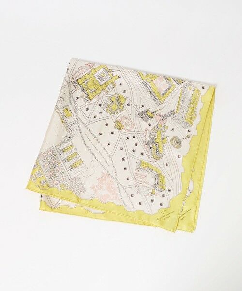 UNITED ARROWS / ユナイテッドアローズ バンダナ・スカーフ | ＜manipuri＞SILK 88×88 スカーフ 26FW（MUSTARD）