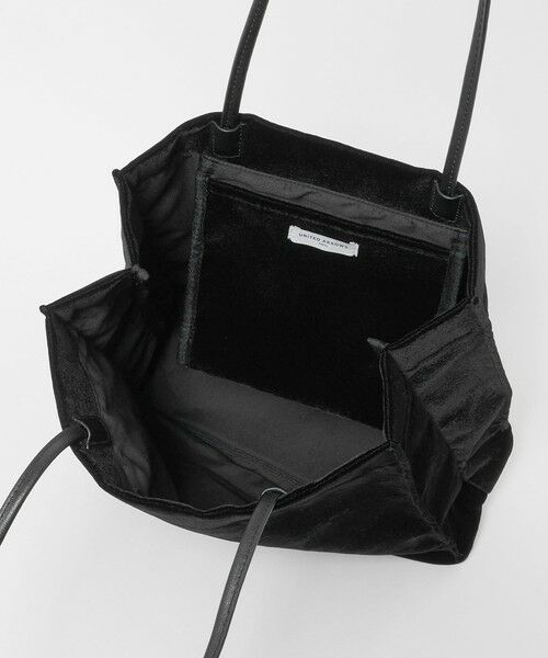 UNITED ARROWS / ユナイテッドアローズ トートバッグ | ベロア ロゴ トートバッグ | 詳細3