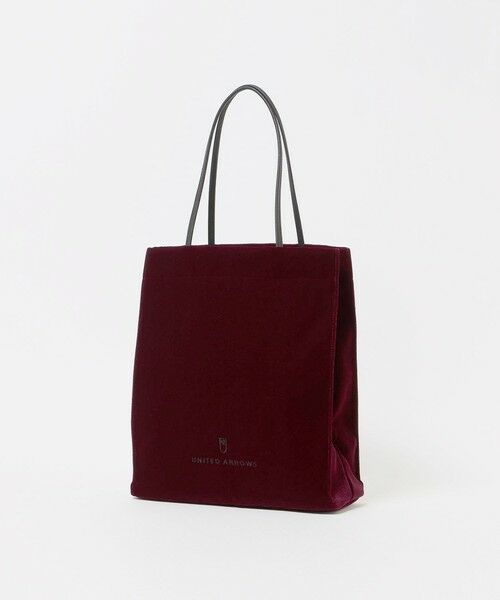 UNITED ARROWS / ユナイテッドアローズ トートバッグ | ベロア ロゴ トートバッグ | 詳細5