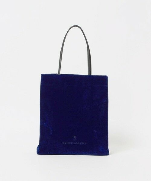 UNITED ARROWS / ユナイテッドアローズ トートバッグ | ベロア ロゴ トートバッグ（ROYAL）