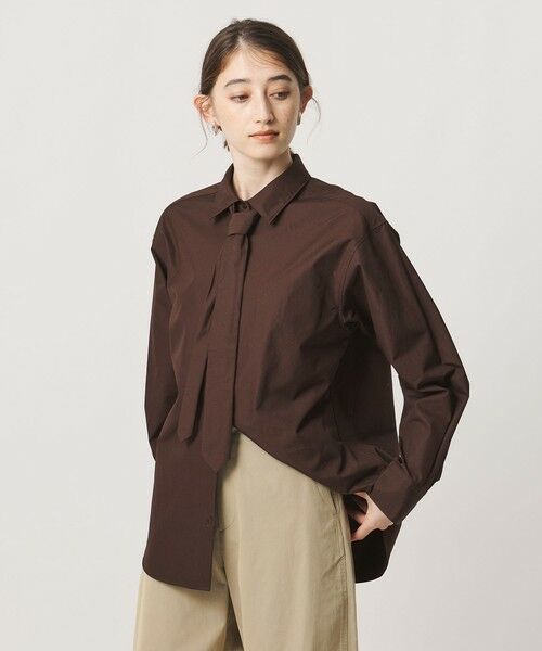 UNITED ARROWS / ユナイテッドアローズ シャツ・ブラウス | コットン タイ シャツ | 詳細3