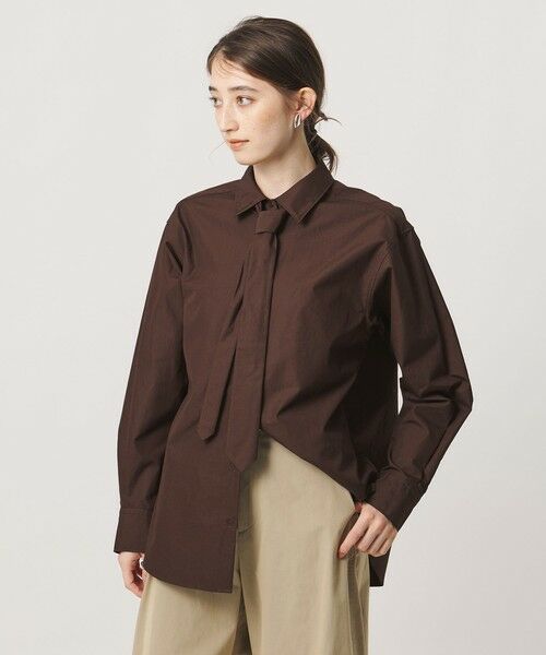 UNITED ARROWS / ユナイテッドアローズ シャツ・ブラウス | コットン タイ シャツ | 詳細5