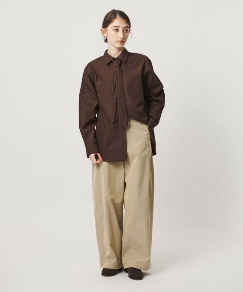 UNITED ARROWS / ユナイテッドアローズ シャツ・ブラウス | コットン タイ シャツ | 詳細6