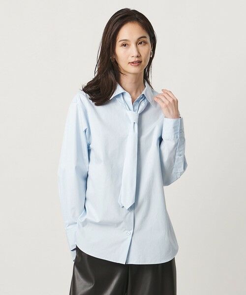 UNITED ARROWS / ユナイテッドアローズ シャツ・ブラウス | コットン タイ シャツ | 詳細15