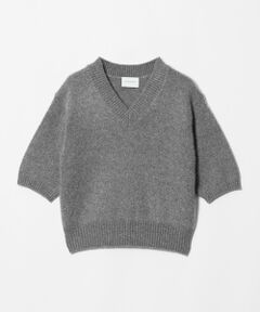 UNITED ARROWS / ユナイテッドアローズ ニット・セーター | CA/W ハーフスリーブ Vネック ニット
