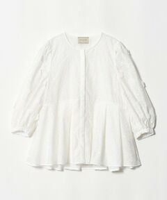 UNITED ARROWS / ユナイテッドアローズ シャツ・ブラウス | 3Dフラワー ペプラム ブラウス ‐ウォッシャブル‐