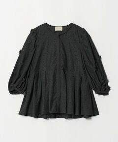 UNITED ARROWS / ユナイテッドアローズ シャツ・ブラウス | 3Dフラワー ペプラム ブラウス ‐ウォッシャブル‐