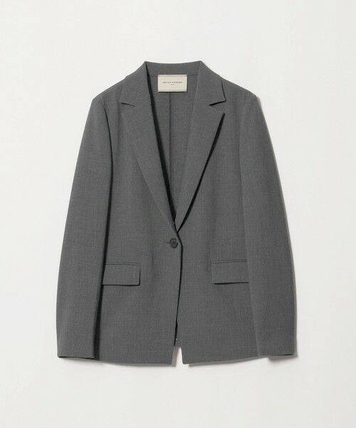 UNITED ARROWS / ユナイテッドアローズ テーラードジャケット | ダブルクロス ジャケット ‐ストレッチ ウォッシャブル‐（DK.GRAY）