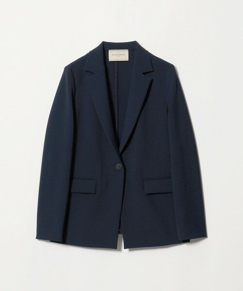 UNITED ARROWS / ユナイテッドアローズ テーラードジャケット | ダブルクロス ジャケット ‐ストレッチ ウォッシャブル‐（NAVY）