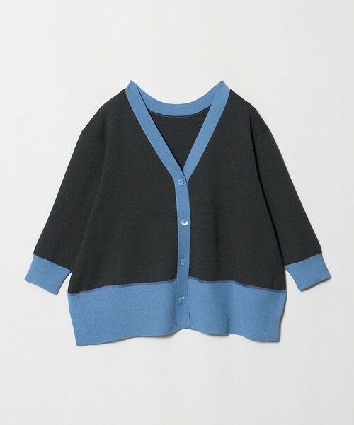UNITED ARROWS / ユナイテッドアローズ カーディガン・ボレロ | 8分袖 ミニマル 2WAY カーディガン ‐ウォッシャブル‐（DK.GRAY）