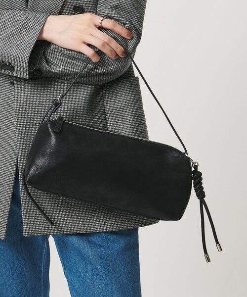 UNITED ARROWS / ユナイテッドアローズ ショルダーバッグ | ワイド ショルダーバッグ（BLACK）