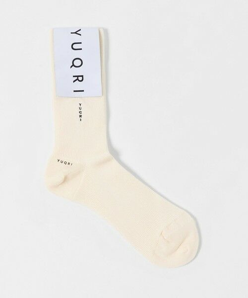 UNITED ARROWS / ユナイテッドアローズ ソックス | ＜YUQRI＞SILKY ソックス（WHITE）