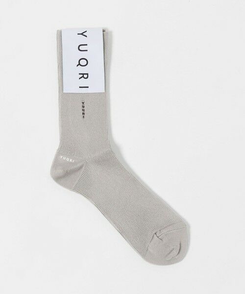 UNITED ARROWS / ユナイテッドアローズ ソックス | ＜YUQRI＞SILKY ソックス（LT.GRAY）