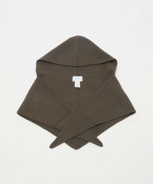 UNITED ARROWS / ユナイテッドアローズ マフラー・ショール・スヌード・ストール | フーデッド ストール（DK.BROWN）