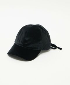 UNITED ARROWS / ユナイテッドアローズ キャップ | ベロア バックリボン キャップ