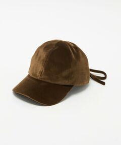 UNITED ARROWS / ユナイテッドアローズ キャップ | ベロア バックリボン キャップ