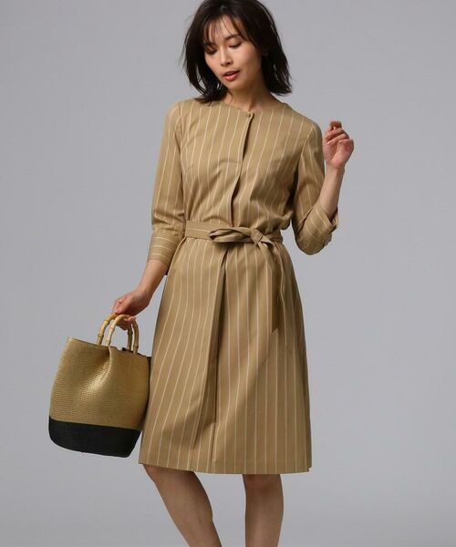 セール ストライプシャツワンピース ミニ丈 ひざ丈ワンピース Untitled アンタイトル ファッション通販 タカシマヤファッションスクエア