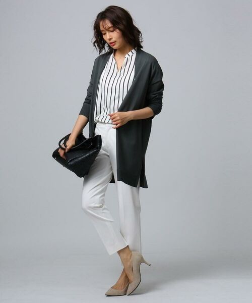 セール L オープンフロントカーディガン ストライプシャツ その他トップス Untitled アンタイトル ファッション通販 タカシマヤファッションスクエア