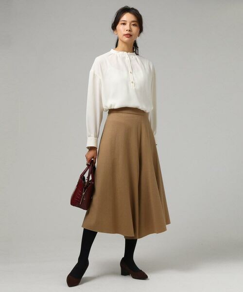 セール ウールフレアガウチョパンツ ショート ハーフ 半端丈パンツ Untitled アンタイトル ファッション通販 タカシマヤファッションスクエア