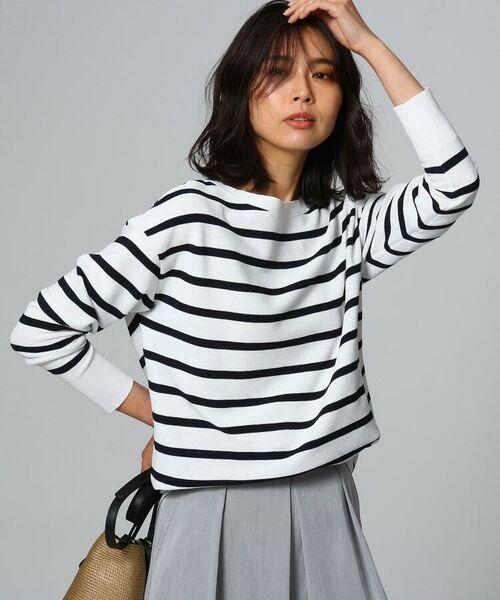 L 洗える バックスリットガーターコットン混ニット ニット セーター Untitled アンタイトル ファッション通販 タカシマヤファッションスクエア