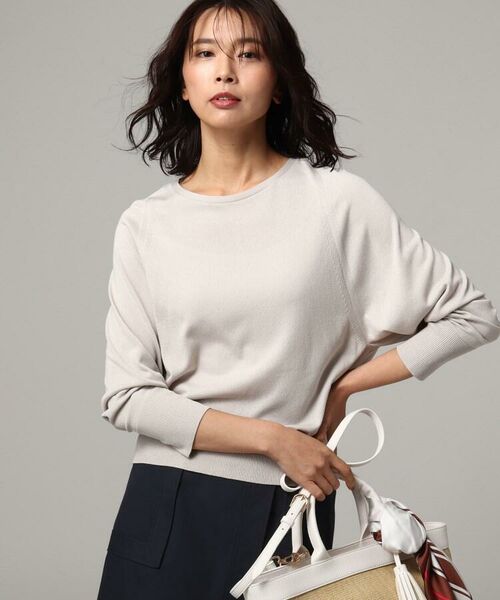 L 洗える バックスラッシュ九分袖ドルマンニット ニット セーター Untitled アンタイトル ファッション通販 タカシマヤファッションスクエア