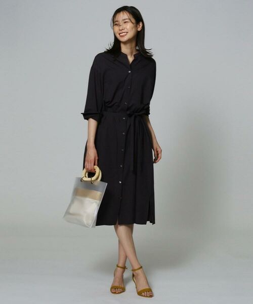 セール 洗える エクセレントクロス シャツワンピース ミニ丈 ひざ丈ワンピース Untitled アンタイトル ファッション通販 タカシマヤファッションスクエア
