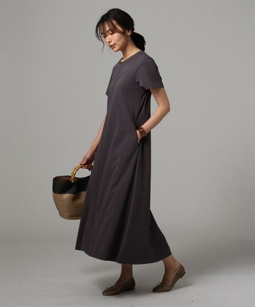 L 洗える ドライスムース マキシワンピース ミニ丈 ひざ丈ワンピース Untitled アンタイトル ファッション通販 タカシマヤファッションスクエア