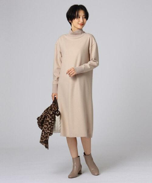 セール L シャインミルドスムース テントラインワンピース ミニ丈 ひざ丈ワンピース Untitled アンタイトル ファッション通販 タカシマヤファッションスクエア