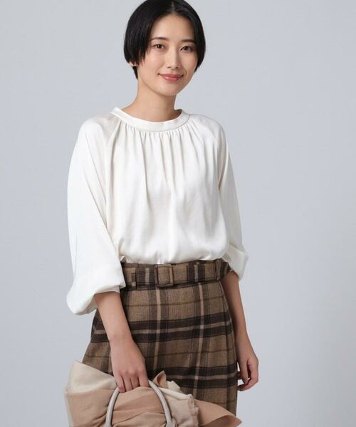 セール L 洗える ボトルネックブラウス シャツ ブラウス Untitled アンタイトル ファッション通販 タカシマヤファッションスクエア