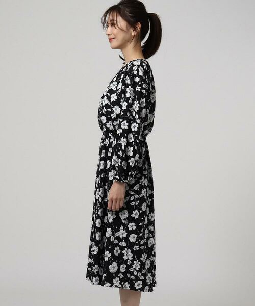 セール 洗える テネルフラワープリントワンピース ミニ丈 ひざ丈ワンピース Untitled アンタイトル ファッション通販 タカシマヤファッションスクエア