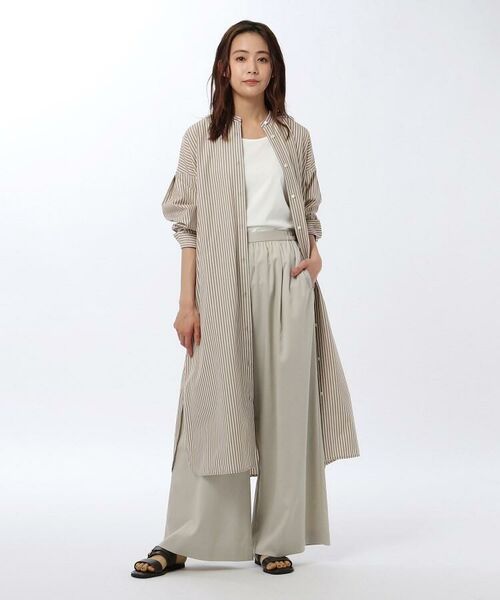 セール 洗える Srバンドカラーシャツワンピース ミニ丈 ひざ丈ワンピース Untitled アンタイトル ファッション通販 タカシマヤファッションスクエア