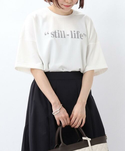 セール 洗える バックスリット裏毛ロゴtシャツ カットソー Untitled アンタイトル ファッション通販 タカシマヤファッションスクエア