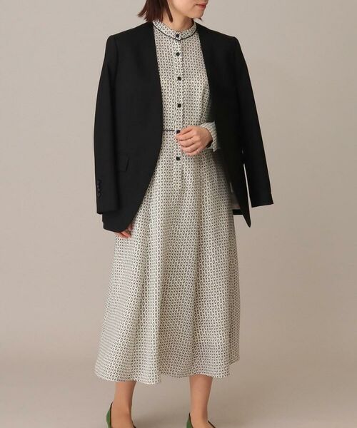 先着 幾何学柄プリントワンピース 洗える ワンピース Www Ntfw Org