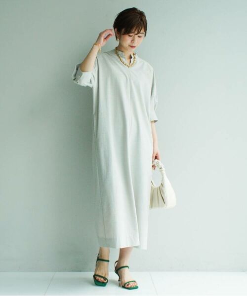 セール キュプタストワル シャツドレス 洗える ロング マキシ丈ワンピース Untitled アンタイトル ファッション通販 タカシマヤファッションスクエア