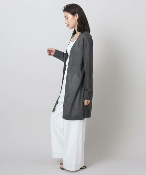 通勤 シアー素材 ロング丈カーディガン 洗える カーディガン ボレロ Untitled アンタイトル ファッション通販 タカシマヤファッションスクエア