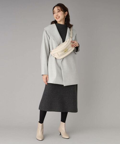 ラムウールナイロン ボトルネックワンピース ロング マキシ丈ワンピース Untitled アンタイトル ファッション通販 タカシマヤファッションスクエア