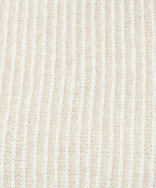 UNTITLED / アンタイトル ニット・セーター | 【ゆったり着られる】ストライプ編み パフスリーブニット | 詳細13