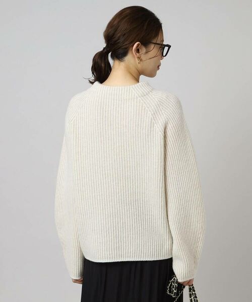 UNTITLED / アンタイトル ニット・セーター | 【ゆったり着られる】ストライプ編み パフスリーブニット | 詳細9