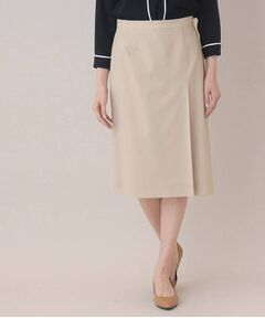 【シャリ感／イージーケア】ストレッチ デザインスカート