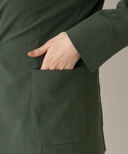UNTITLED / アンタイトル ノーカラージャケット | 【さらっと羽織れる／清涼感】リネン混 カラーレスジャケット | 詳細8