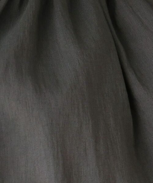 UNTITLED / アンタイトル シャツ・ブラウス | 【接触冷感／1枚でも羽織でも】リネン混 ギャザーデザインシャツ | 詳細23