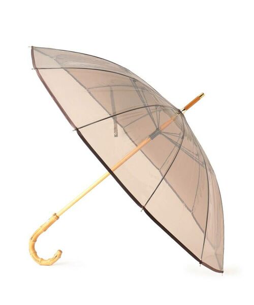 UNTITLED / アンタイトル 傘 | TRADITIONAL WEATHERWEAR CLEAR UMBRELLA BAMBOO/クリアバンブー持ち手長傘 | 詳細1